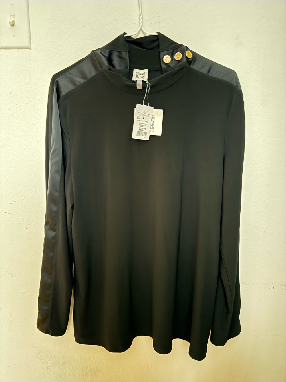 Joseph Ribkoff Black & Cream Patterned Zip-Front Soft Jacket - Picture 5 of 16